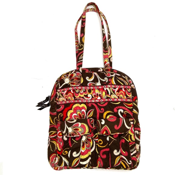 VERA BRADLEY “Puccini” Tall Zip Tote Bag - Picture 1 of 16